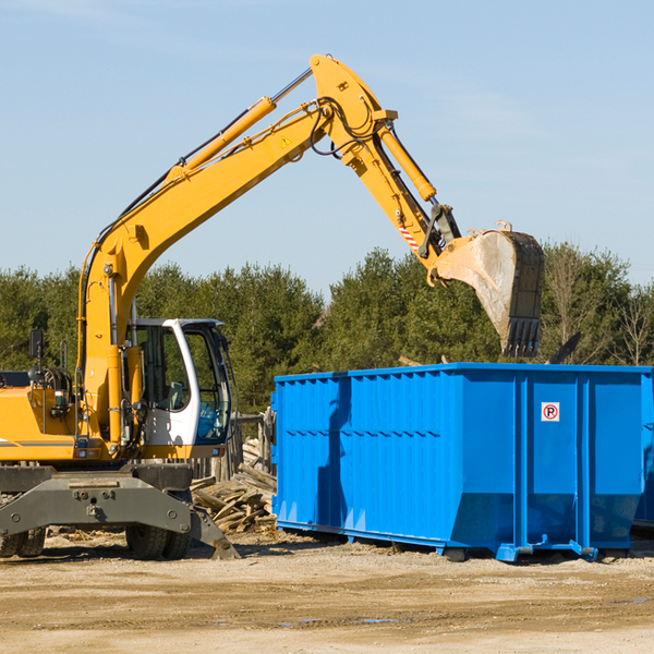 are there any restrictions on where a residential dumpster can be placed in Superior